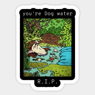 dog water 05 Sticker